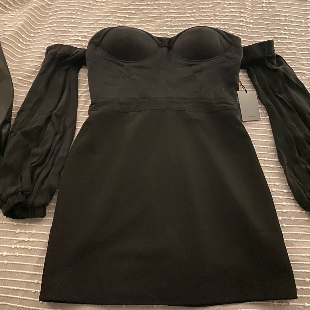 NBD black dress from Revolve